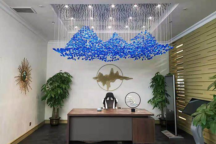 門市展廳石頭燈樣板